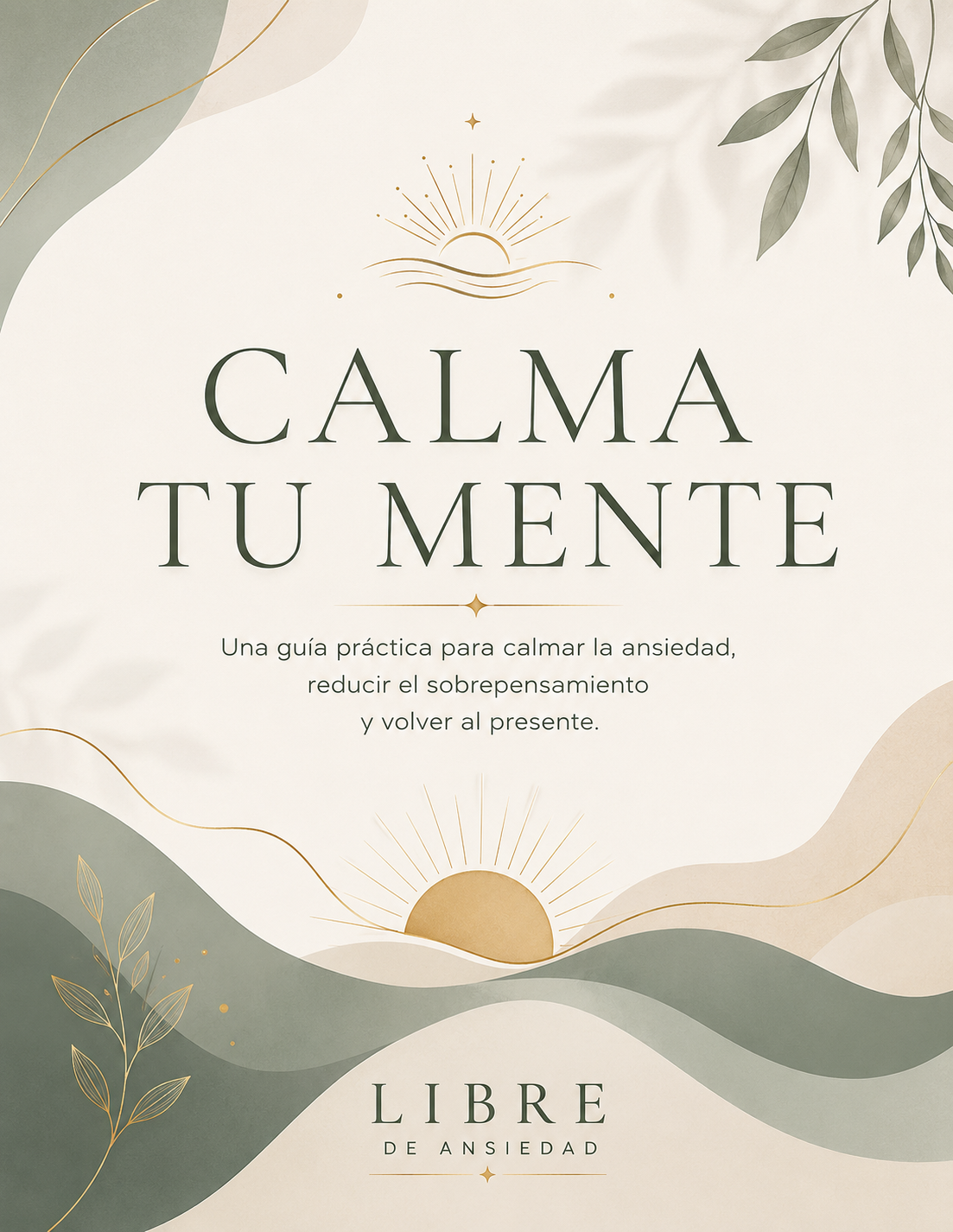 Calma tu mente: Guía práctica para calmar la ansiedad y reducir el sobrepensamiento