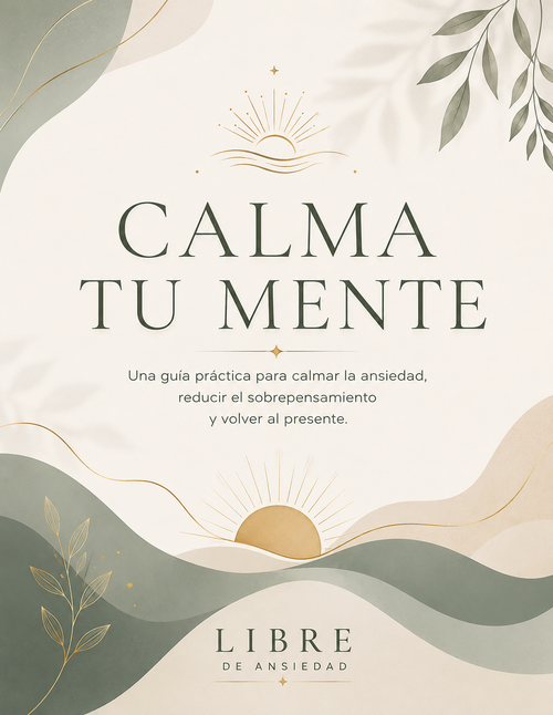 Calma tu mente: Guía práctica para calmar la ansiedad y reducir el sobrepensamiento